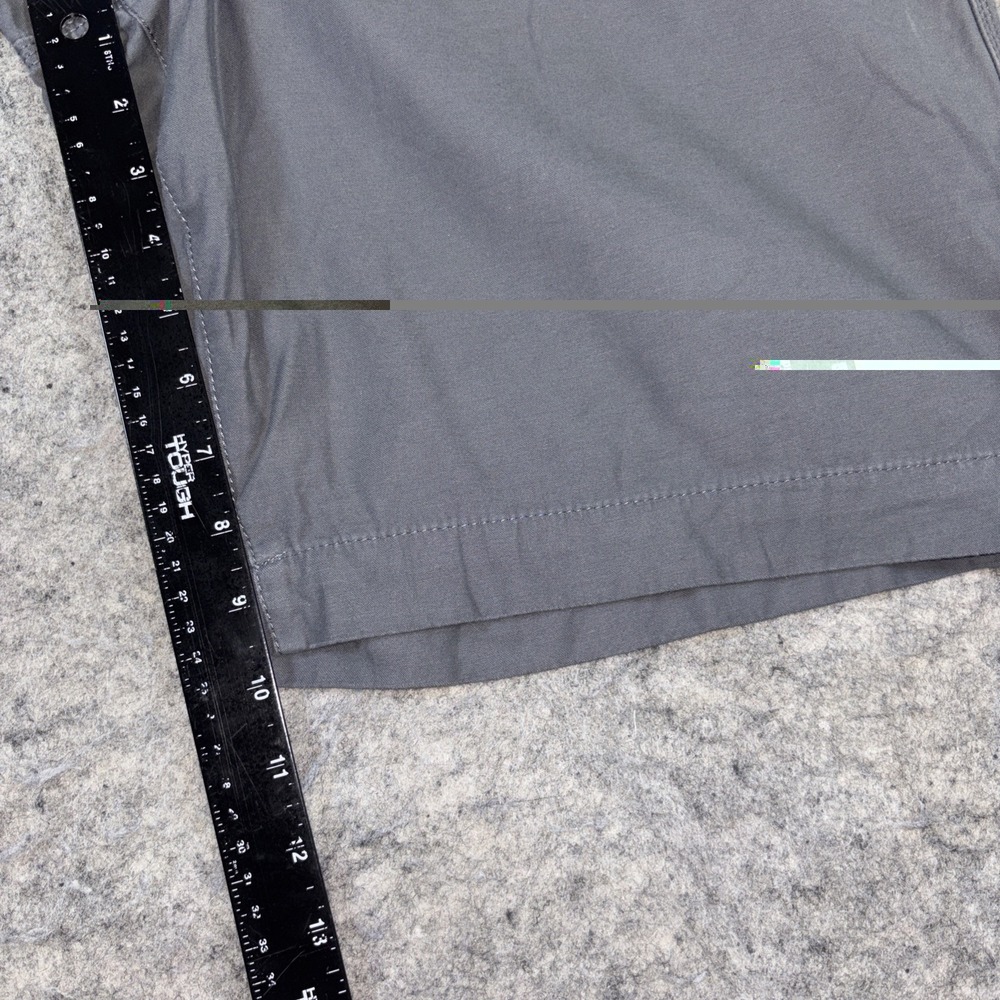 Eddie Bauer Chino Shorts Women's 14 Gray Cargo Summer Trail Hiking‎ Outdoor - Picture 5 of 9